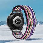 Elastic braided watch strap