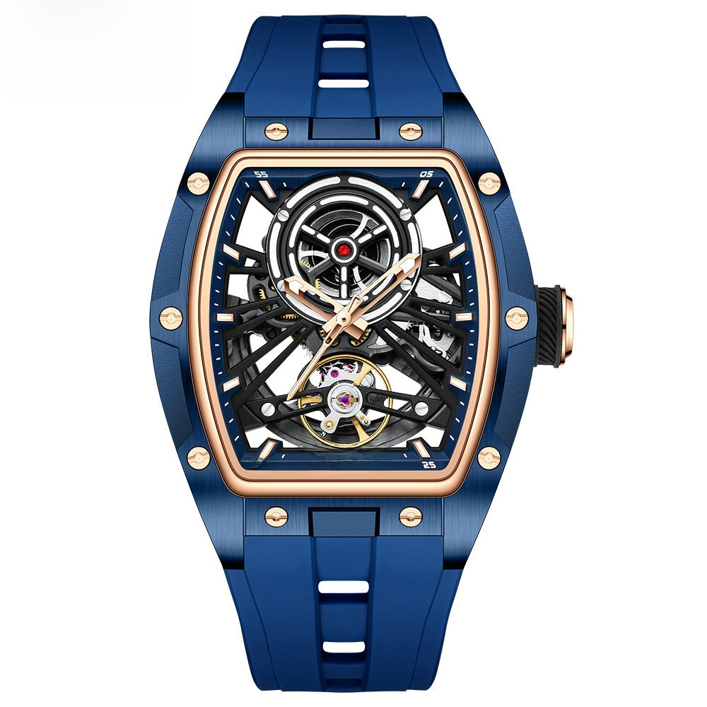 Full skeleton automatic mechanical watch for men