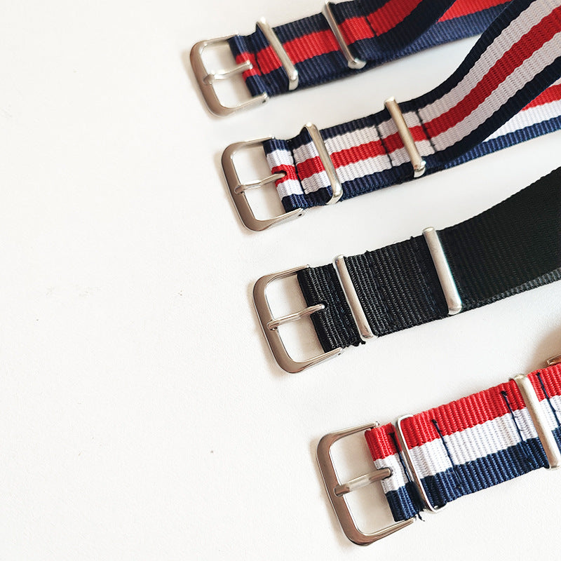 Canvas watch strap