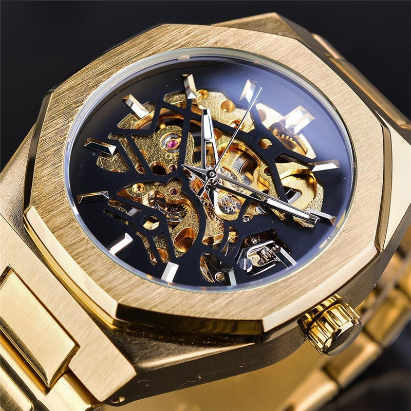 Skeletonized Mechanical Men's Automatic Watch