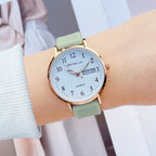 Waterproof luminous silent electronic watch