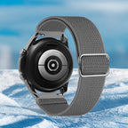 Elastic braided watch strap