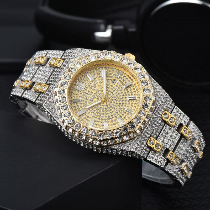 Full Diamond Quartz Fashion Watch