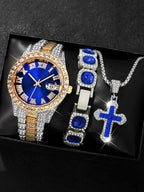 Diamond-Encrusted Quartz Watches