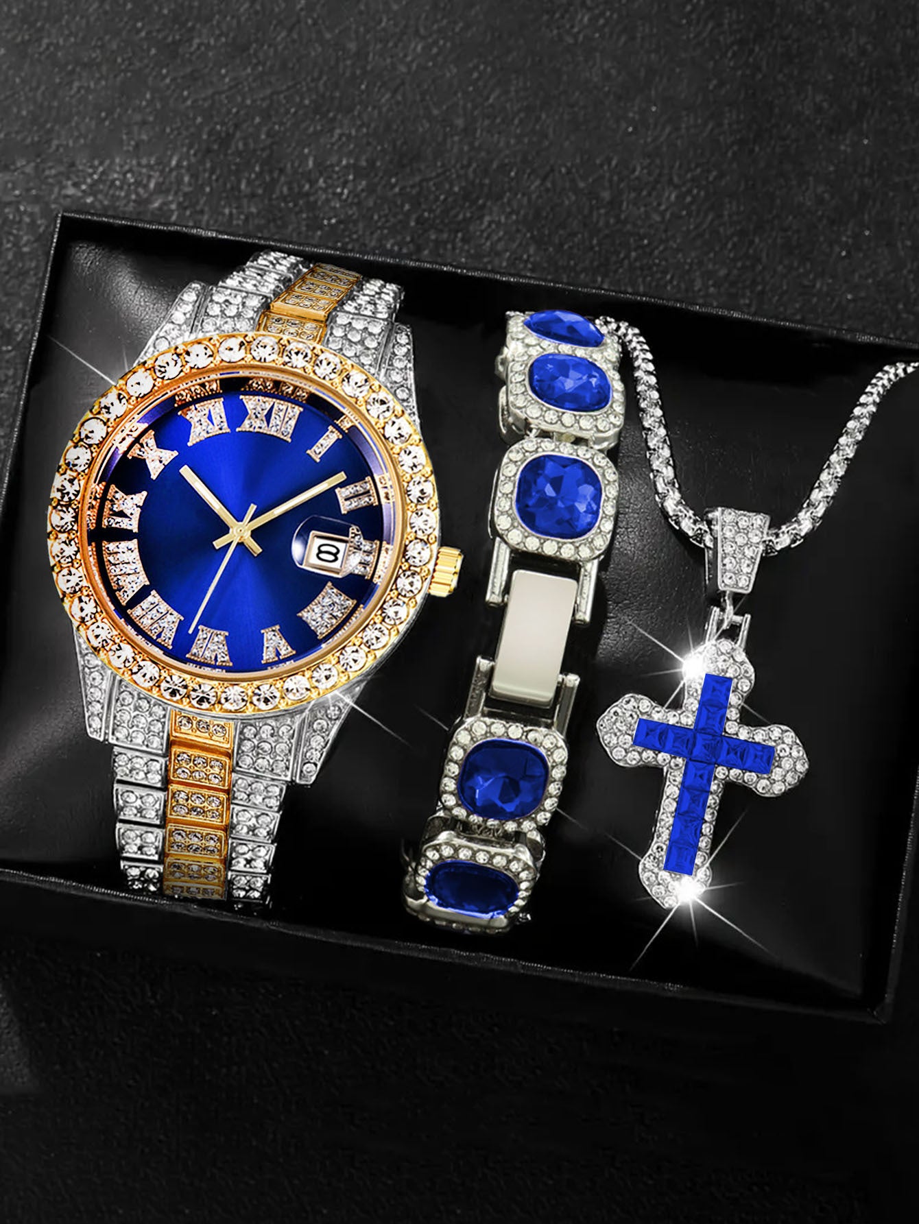 Diamond-Encrusted Quartz Watches