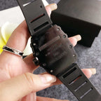 Colorful and stylish skeleton watch for men