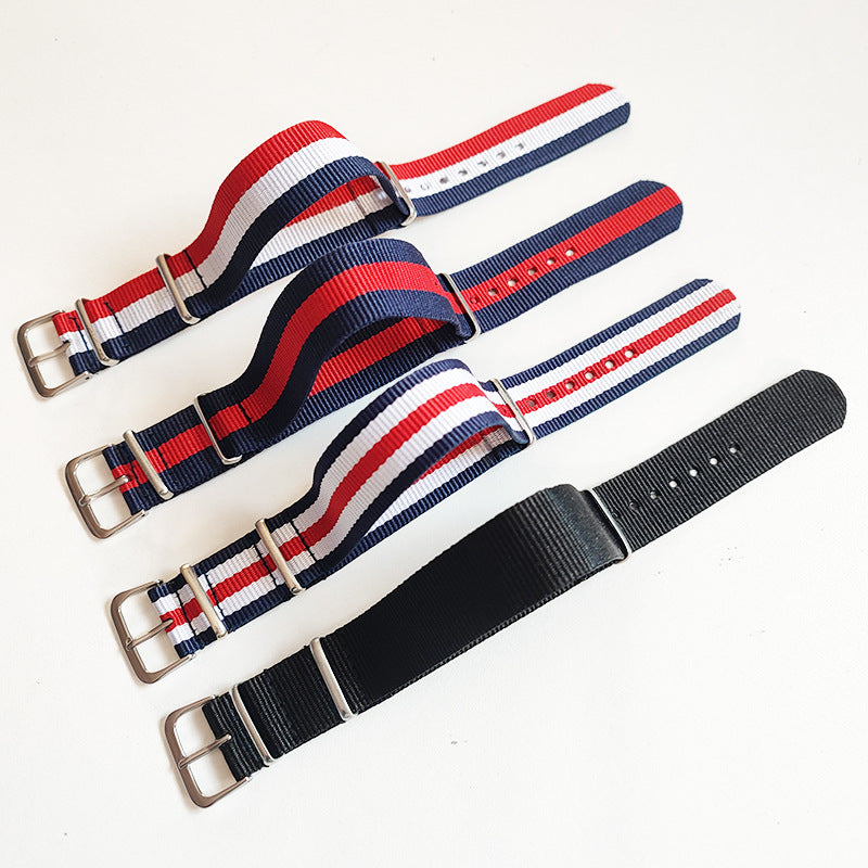 Canvas watch strap