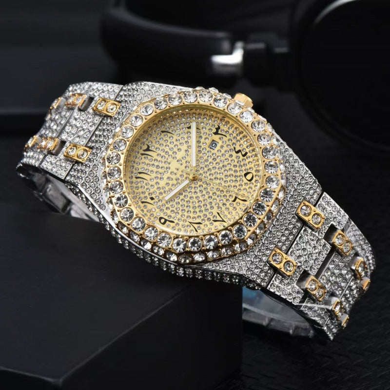 Full Diamond Quartz Fashion Watch