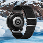 Elastic braided watch strap