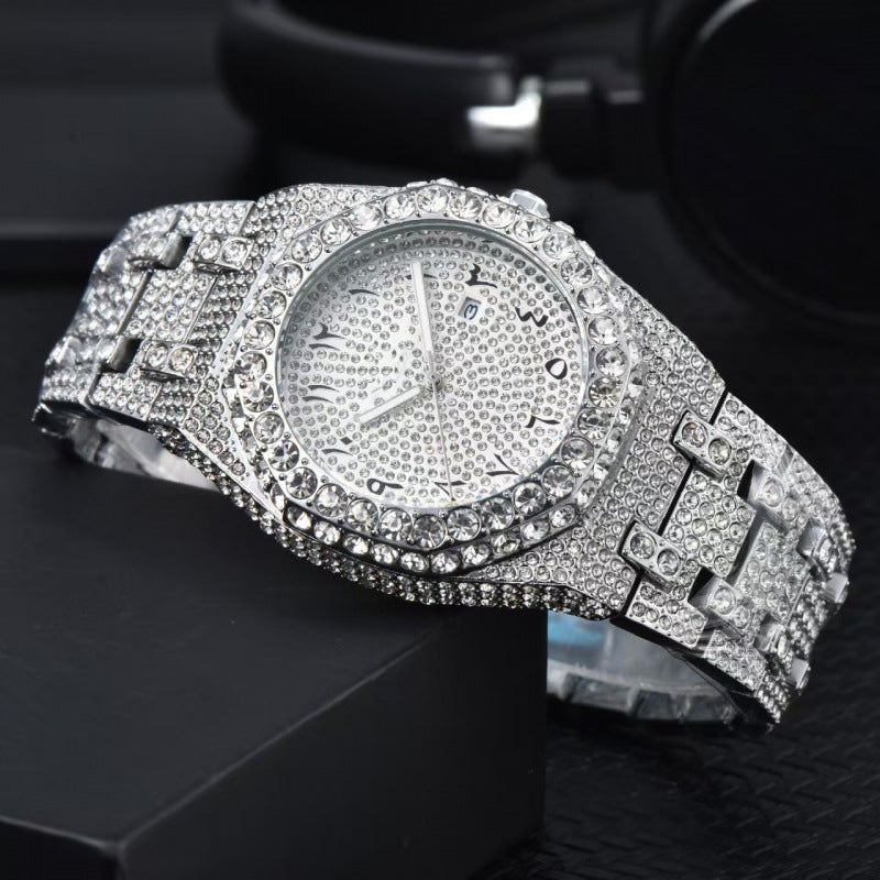 Full Diamond Quartz Fashion Watch