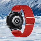 Elastic braided watch strap