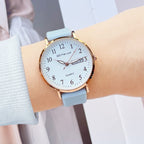 Waterproof luminous silent electronic watch