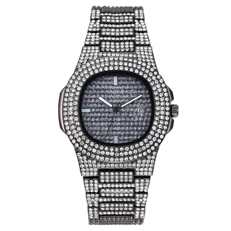 Fashion Diamond Calendar Women Quartz Watch