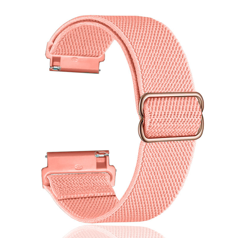 Elastic braided watch strap