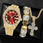 Diamond-Encrusted Quartz Watches
