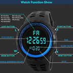 Multifunctional Cool Light Men's Electronic Watch